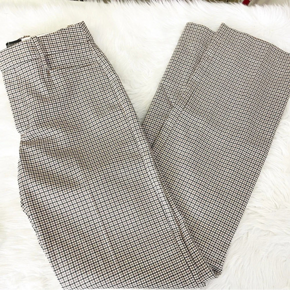 Banana Republic Wool High Rise Straight Trouser Pants Size 2 Long NWT - Picture 3 of 7